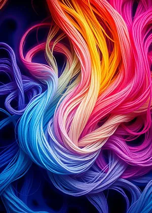 انتخاب نخ و رنگ