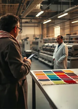 رنگرزی نخ حرفه‌ای